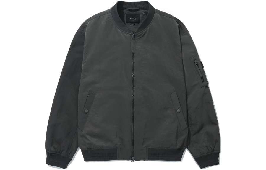 COVERNAT SS24 Baseball Jacket Unisex Charcoal