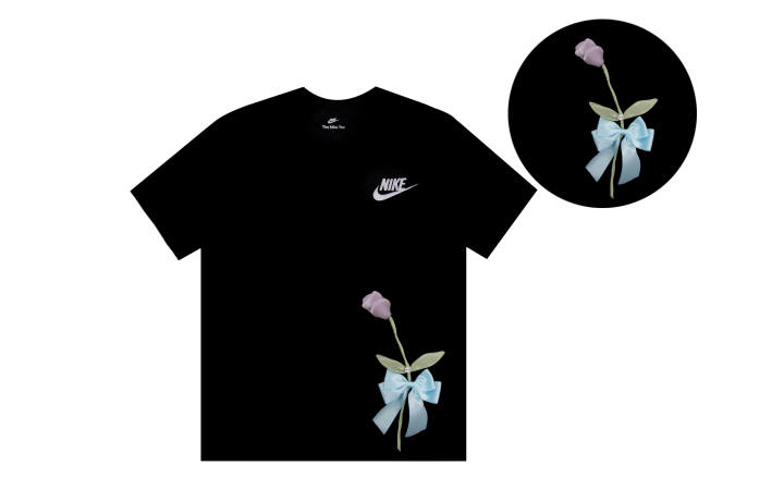 Nike Nike T Shirts Unisex Black Crew Neck Moderate Straight Fit