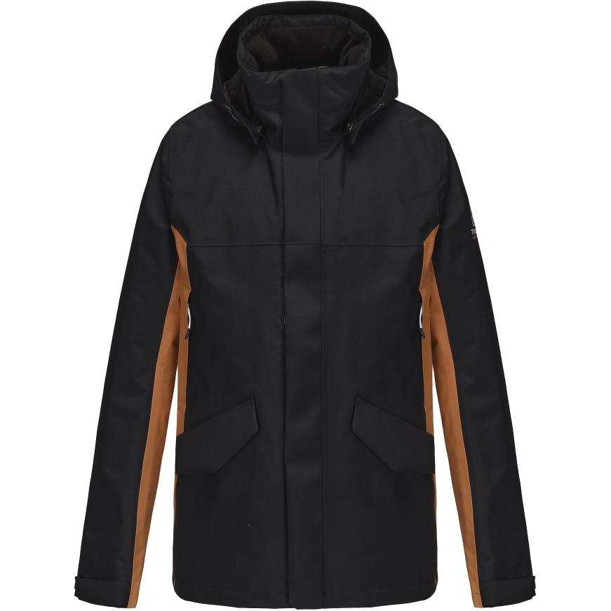 DECATHLON Waterproof, Windproof, Thermal, Water Repellent Windbreaker Jacket Men's Smoky Black