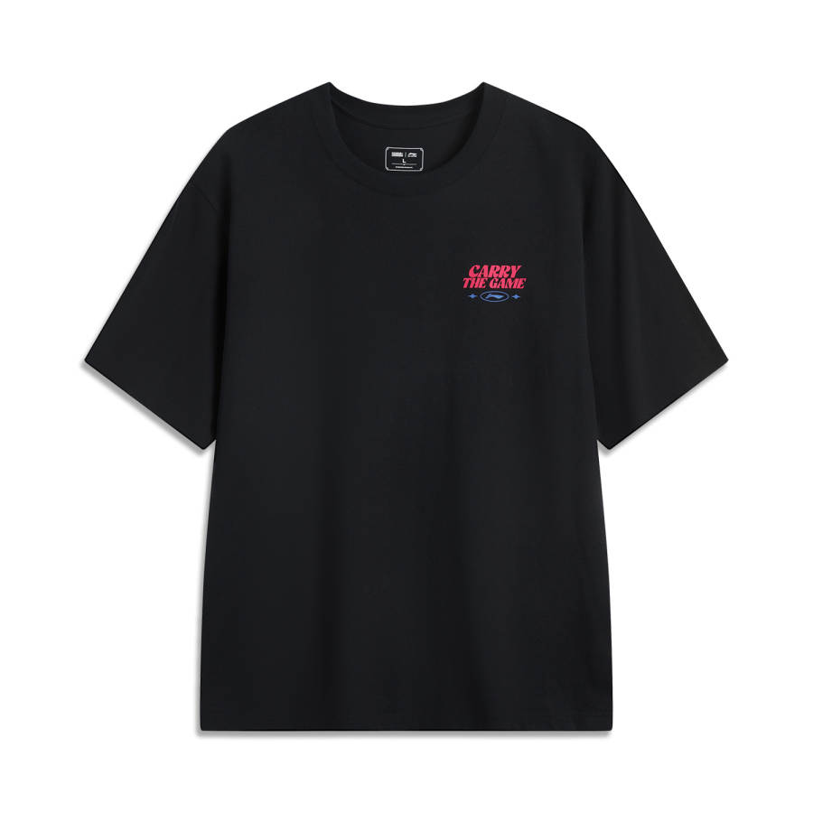 Li-Ning Li Ning x LEAGUE OF LEGENDS Sports Life Collection T Shirt Unisex Black/Back Policewoman