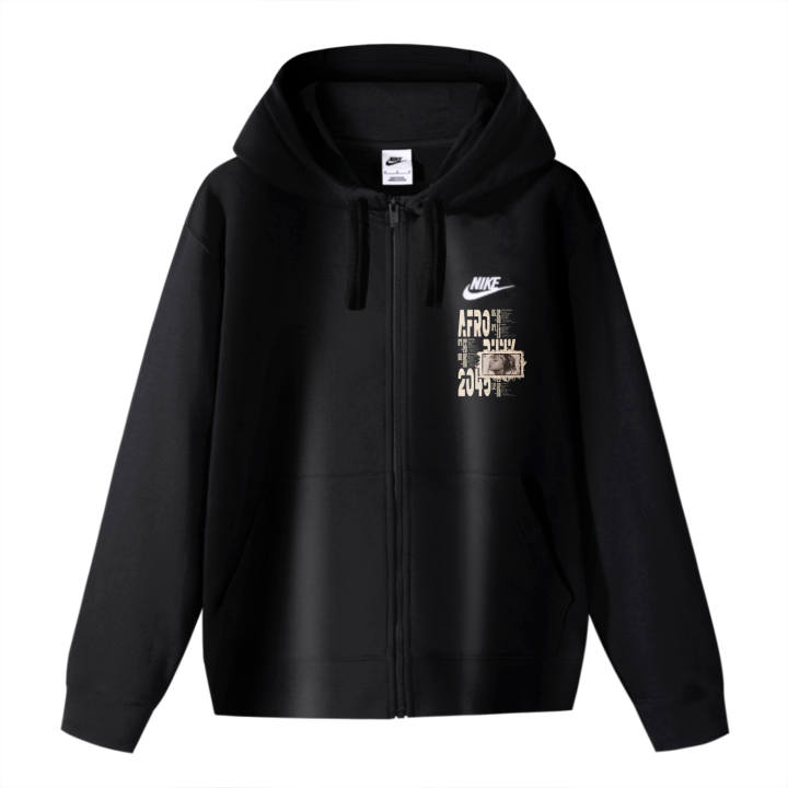 Nike Nike Jackets Unisex Black Hooded Moderate Other