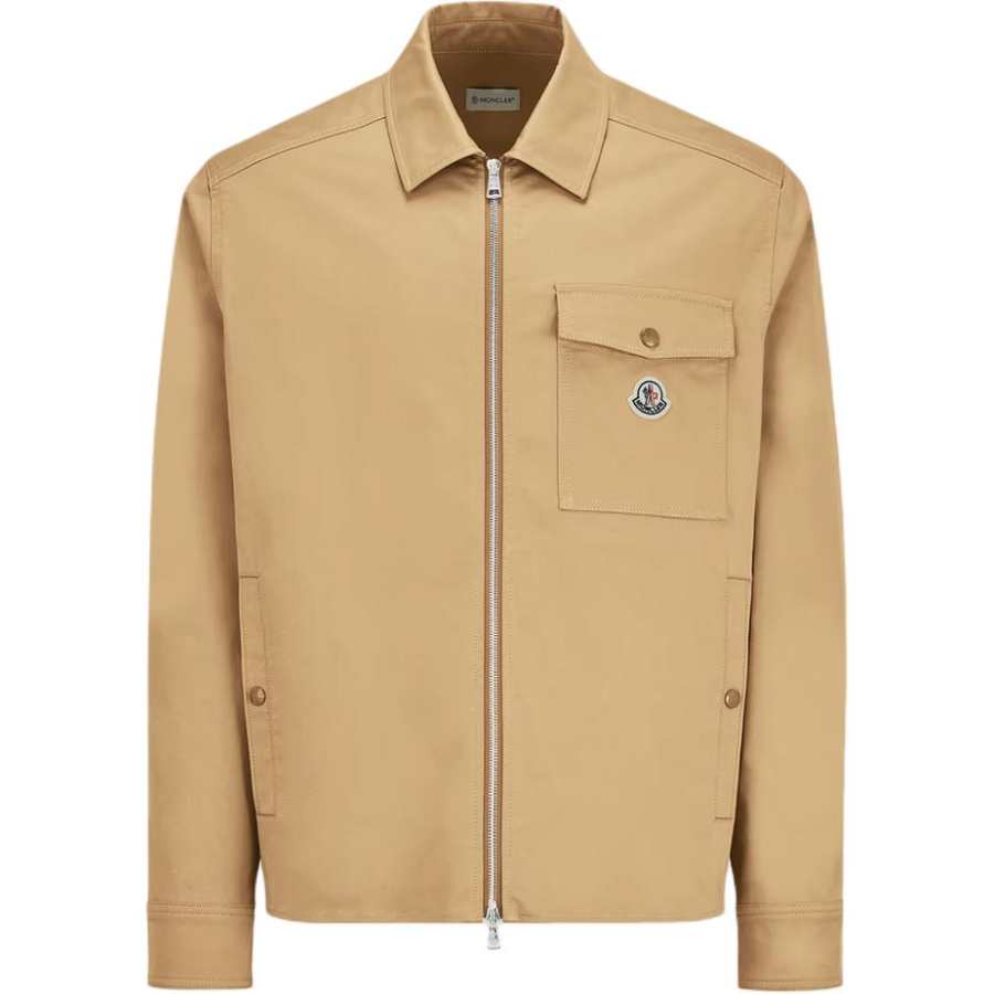 Moncler Moncler Ciamicia Logo Patch Zipped Shirt Jacket