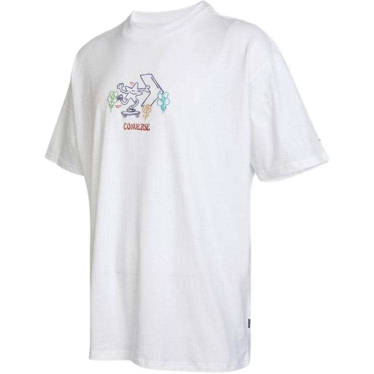 Converse Converse Pushing Along T Shirt Men's White