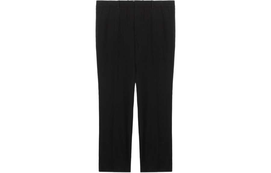 Burberry Grain De Poudre Wool Tailored Trousers