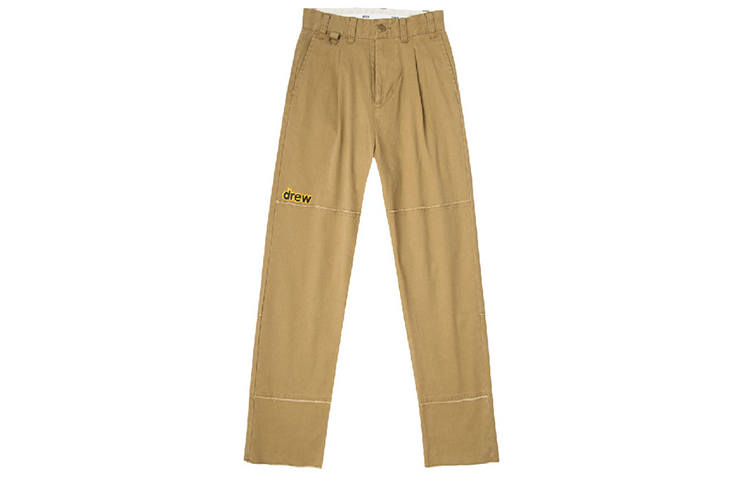 Drew house Letter Logo Series Cargo Pants Unisex Dark Umber Moderate