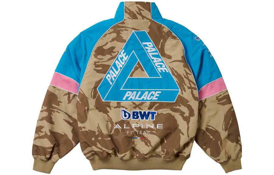 PALACE x Alpine F1 X Kappa X F1 Collaboration Jacket Unisex Brown