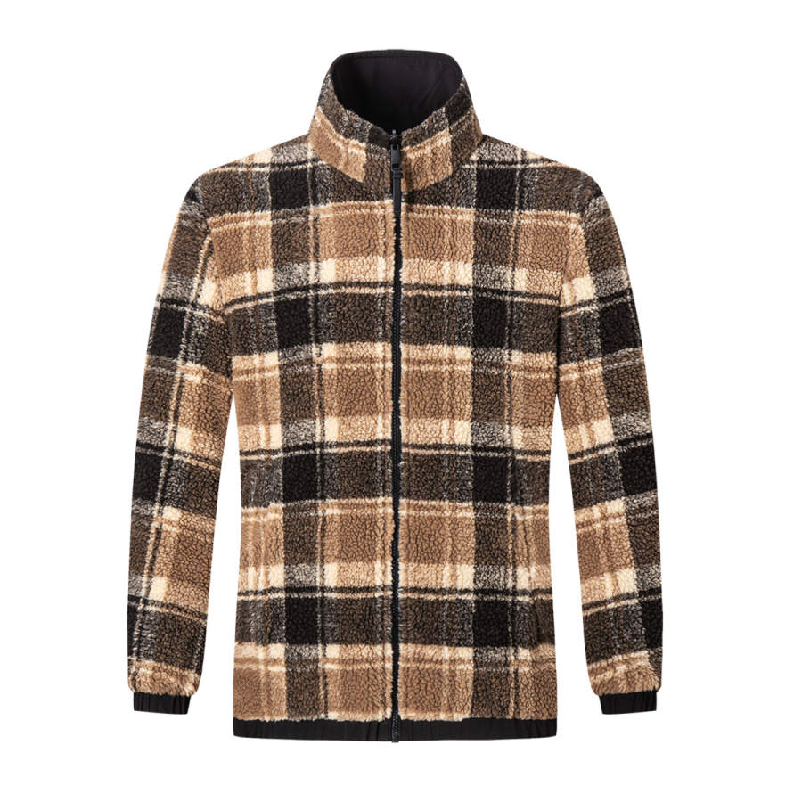 SEPTWOLVES SEPTWOLVES Jackets Men's Coffee Stand Collar Thickened