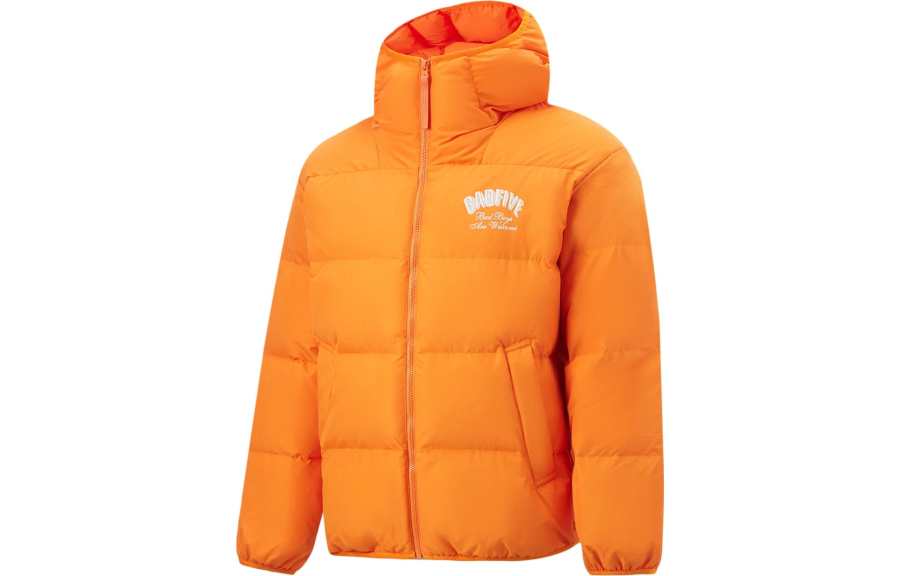 Li-Ning Li Ning Badfive Down Jacket Men's Fall Tangerine