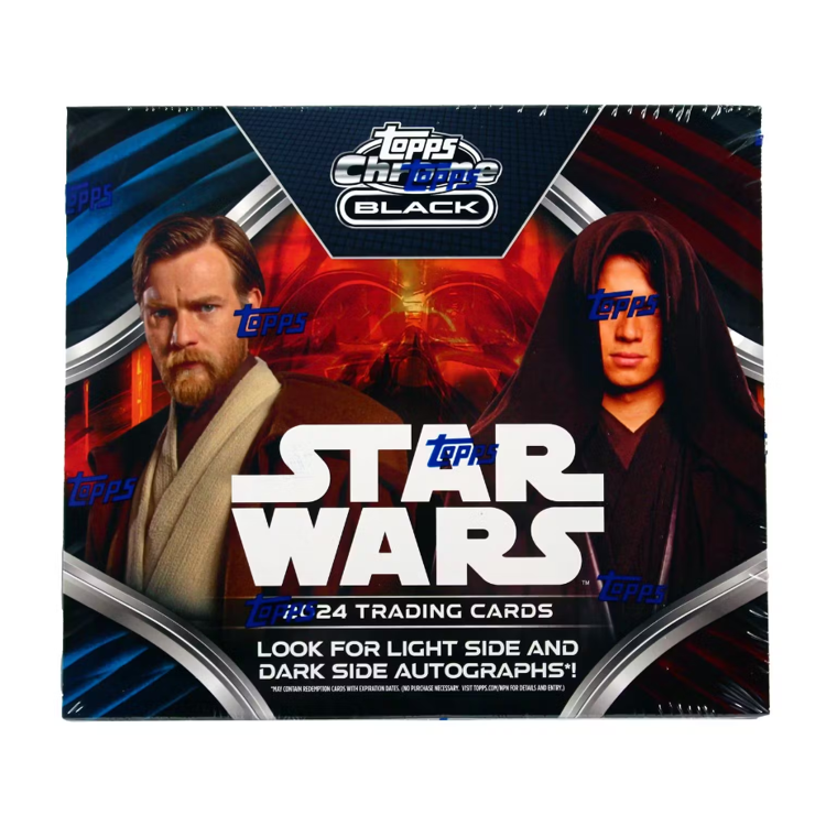 Topps Star Wars Chrome Black Star Wars Collectible Cards Whole Box