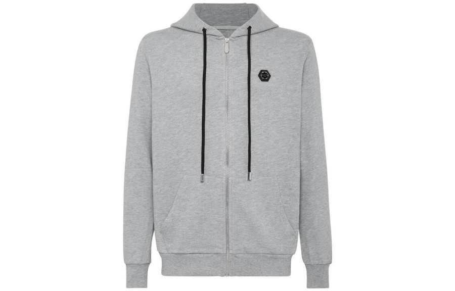 Philipp Plein Plein™ logo zip-up hoodie