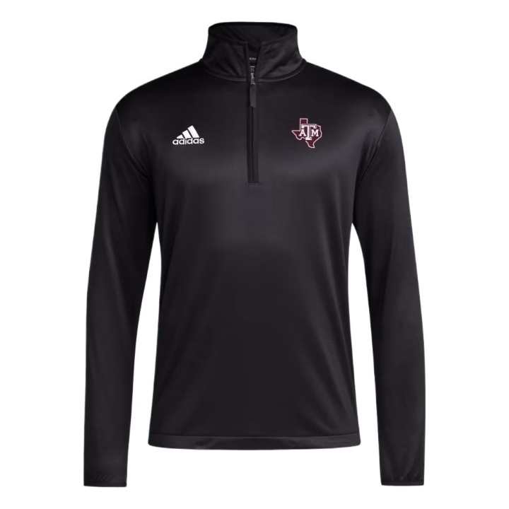 Adidas Adidas Free Shipping With AdiClub Texas A&M Aggies Long Sleeve 1/4 Zip Knit Jacket