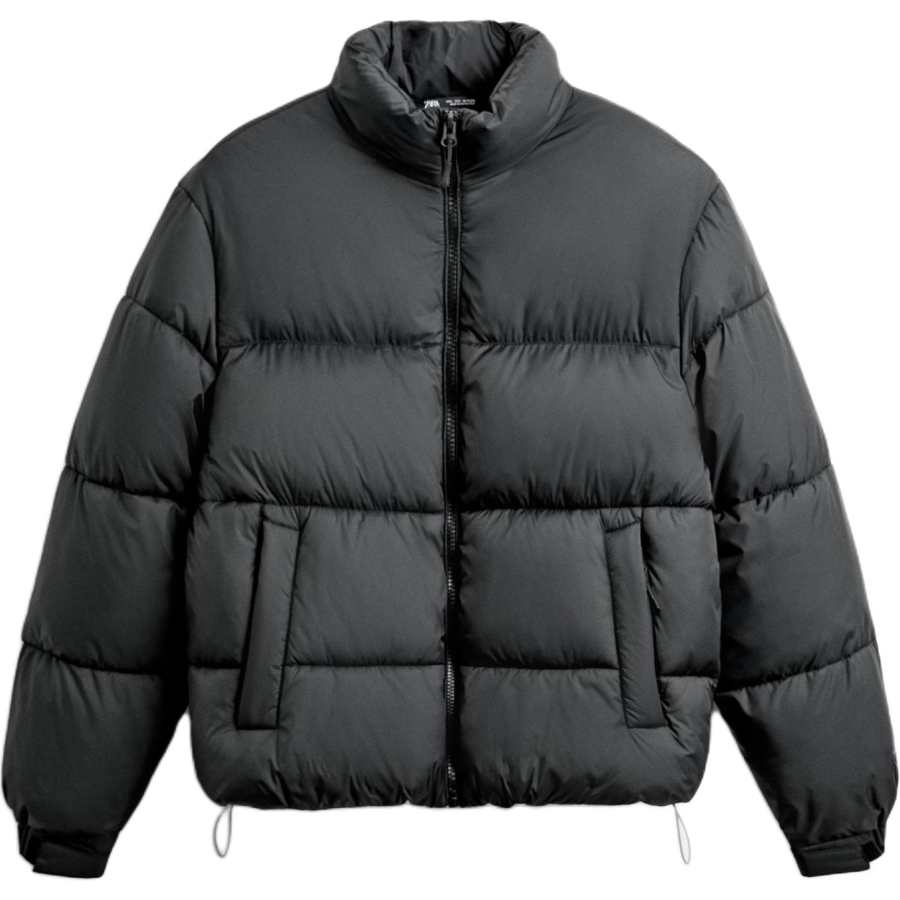 ZARA Puffer Jackets Men's Stand Collar Moderate Other