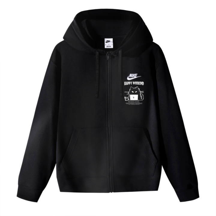 Nike Nike Jackets Unisex Black Hooded Moderate Other
