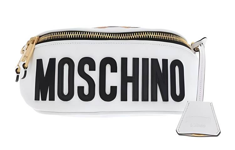 MOSCHINO Pu Fanny Pack Regular Women's White
