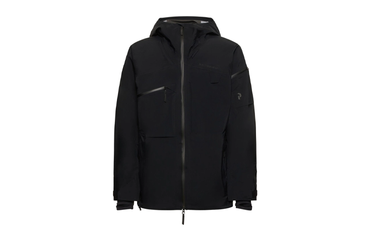 PEAK PERFORMANCE PEAK PERFORMANCE Jackets Men's Black Hooded Moderate Workwear