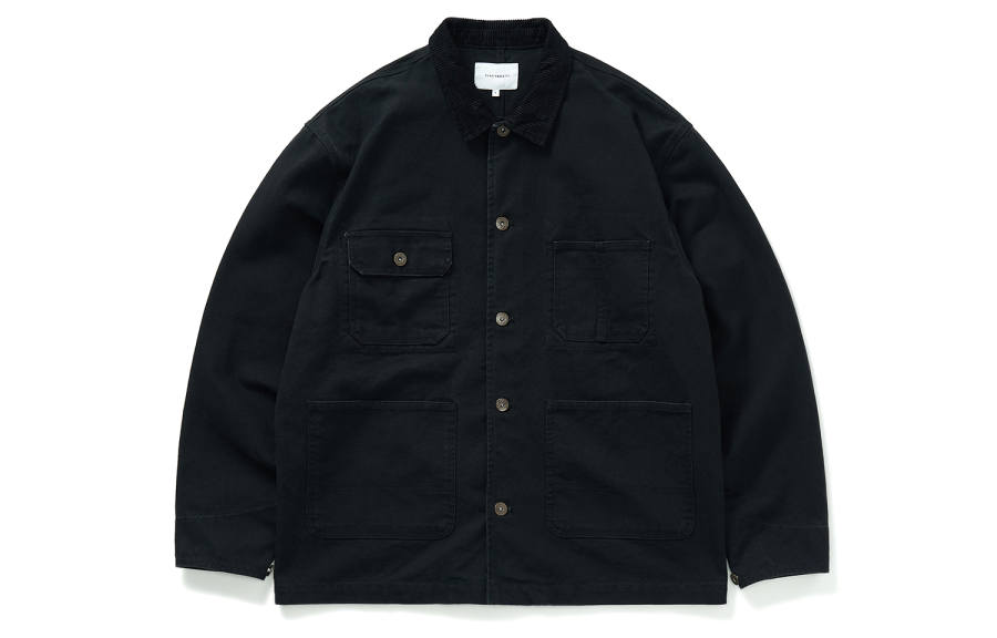 714STREET Jackets Unisex Lapel Moderate Workwear