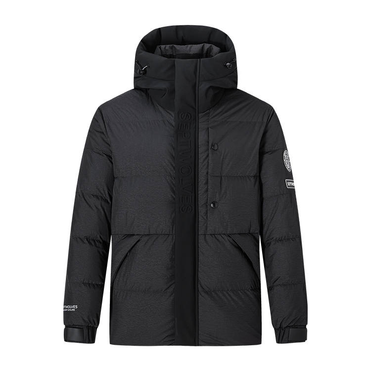 SEPTWOLVES SEPTWOLVES Down Jackets Men's Hooded Thickened Puffer Jacket