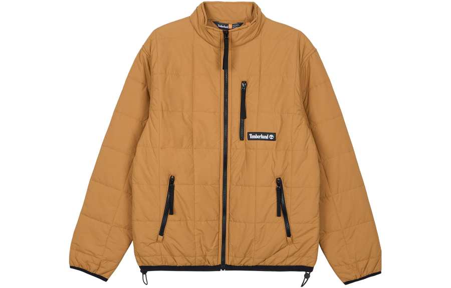 Timberland Jackets Unisex Brown Stand Collar Moderate Other