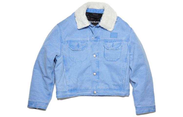 Acne Studios Acne Studios Logo Patch Buttoned Denim Jacket