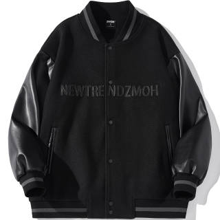 ZMOH Source Qicheng Collection Baseball Jerseys Unisex Baseball Collar Thickened Straight Fit