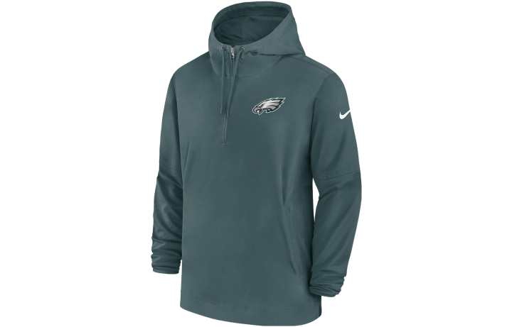 Nike Nike Philadelphia Eagles Pure Fury Sideline Men's Nike Dri-FIT Nfl Long-Sleeve Hooded Top