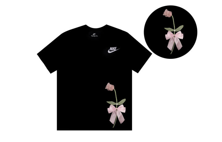 Nike Nike T Shirts Unisex Black Crew Neck Moderate Straight Fit
