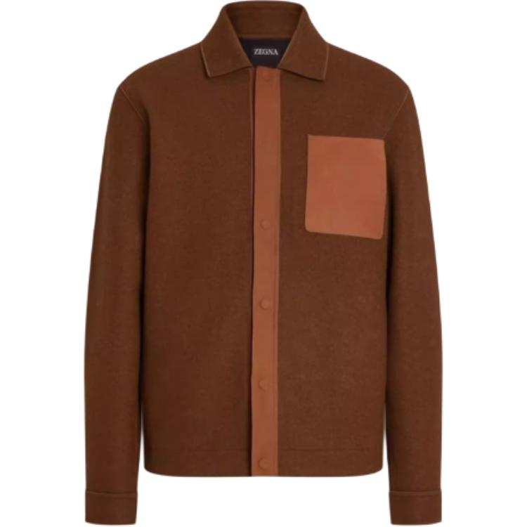 Ermenegildo Zegna FW24 Jackets & Coats Men's Red Brown