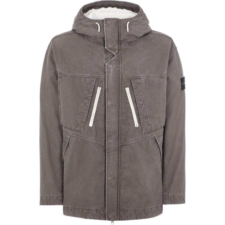 STONE ISLAND FW24 Jacket Unisex Lead Gray