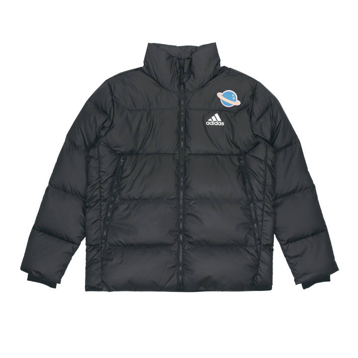 Adidas Adidas Down Jackets Men's Black Stand Collar Moderate Other