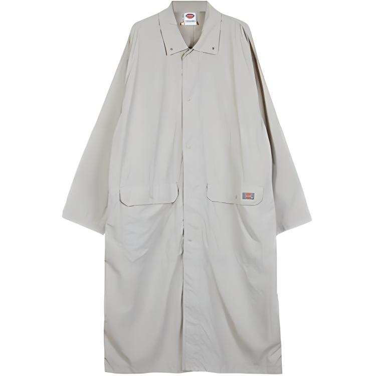 Dickies X LINE FRIENDS Trench Coats Men's White Lapel Moderate