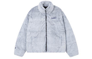 F426 Puffer Jackets Unisex White Stand Collar Thickened Padded Puffer Jacket