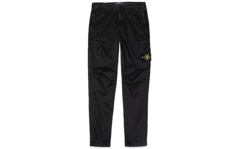 STONE ISLAND SS21 Cargo Pants Men's Black
