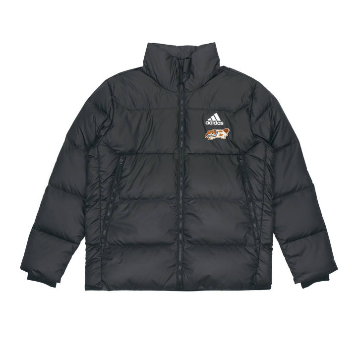 Adidas Adidas Down Jackets Men's Black Stand Collar Moderate Puffer Jacket