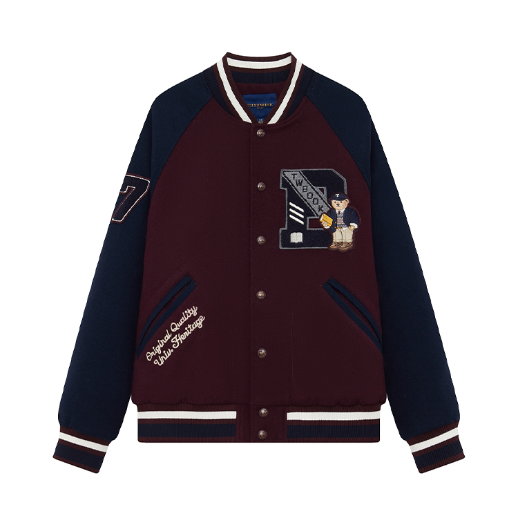 Teenie Weenie Men 24FW Baseball Jacket Fall Unisex