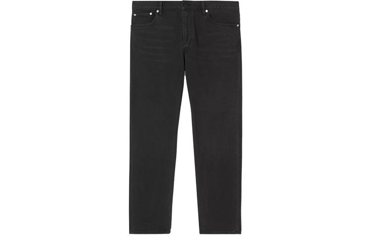 Burberry Jeans Men's Black Moderate Straight Fit Pants