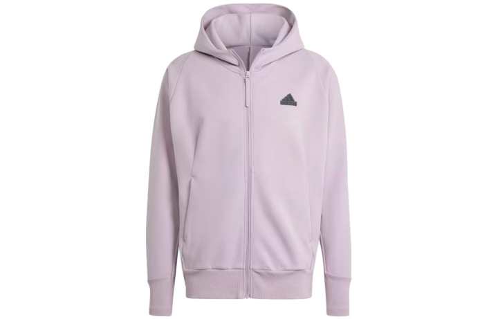 Adidas Adidas Z.N.E Z.N.E. Winterized Full Zip Hooded Track Top Jackets & Coats Men's Light Purple