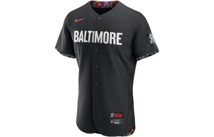 Nike Nike Baseball Jerseys Men's Black Baseball Collar Moderate