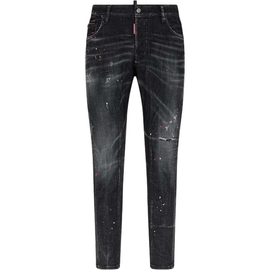 DSQUARED 2 DSQUARED 2 Distressed Paint-splatter Jeans