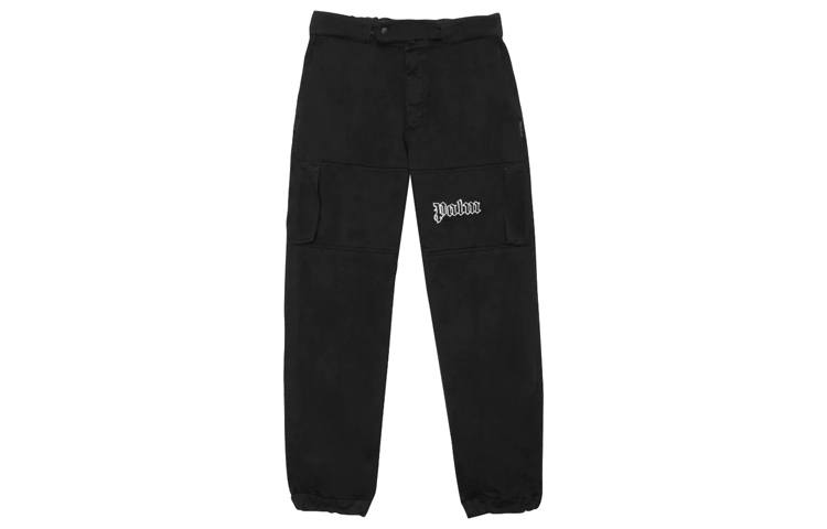 PALM ANGELS Cargo Pants Men's Black Moderate