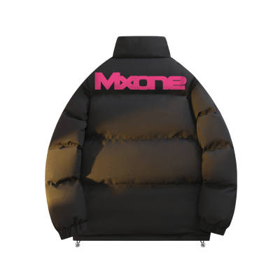 M&X MEDX Puffer Jackets Unisex Stand Collar Moderate Padded Puffer Jacket