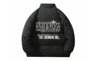 HIKZ Puffer Jackets Unisex Stand Collar Thickened Padded Puffer Jacket