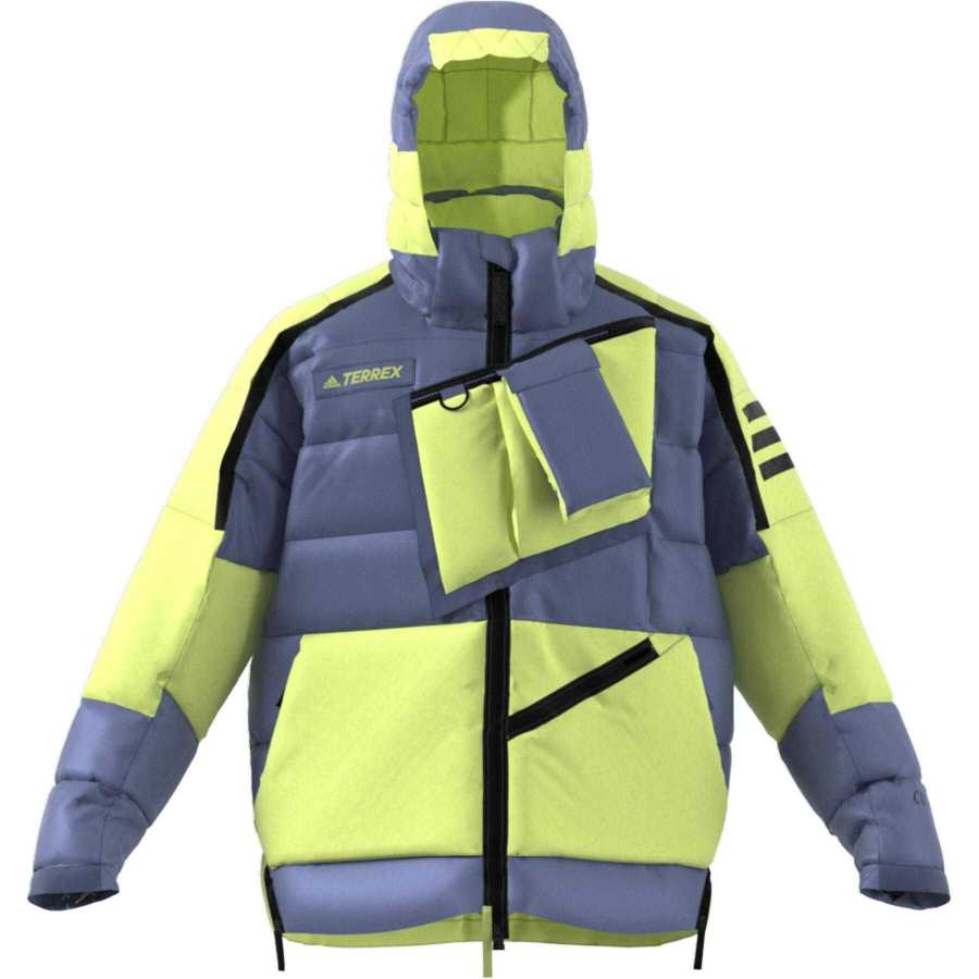 Adidas Adidas XPLORIC Puffy Down Jacket Unisex Yellow Purple