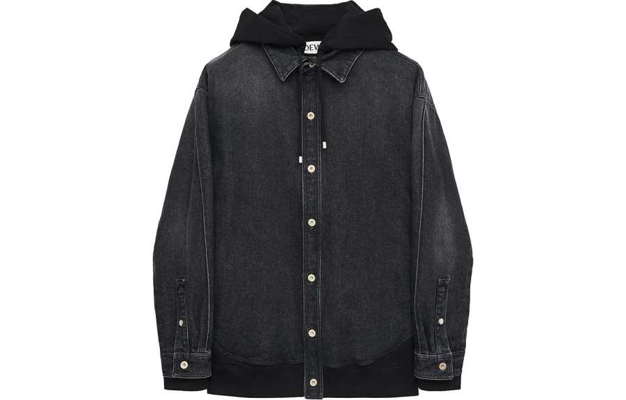 LOEWE LOEWE Hooded Denim Jacket