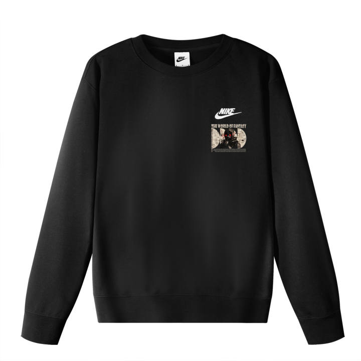 Nike Nike Sweatshirts Unisex Black Crew Neck Moderate Regular