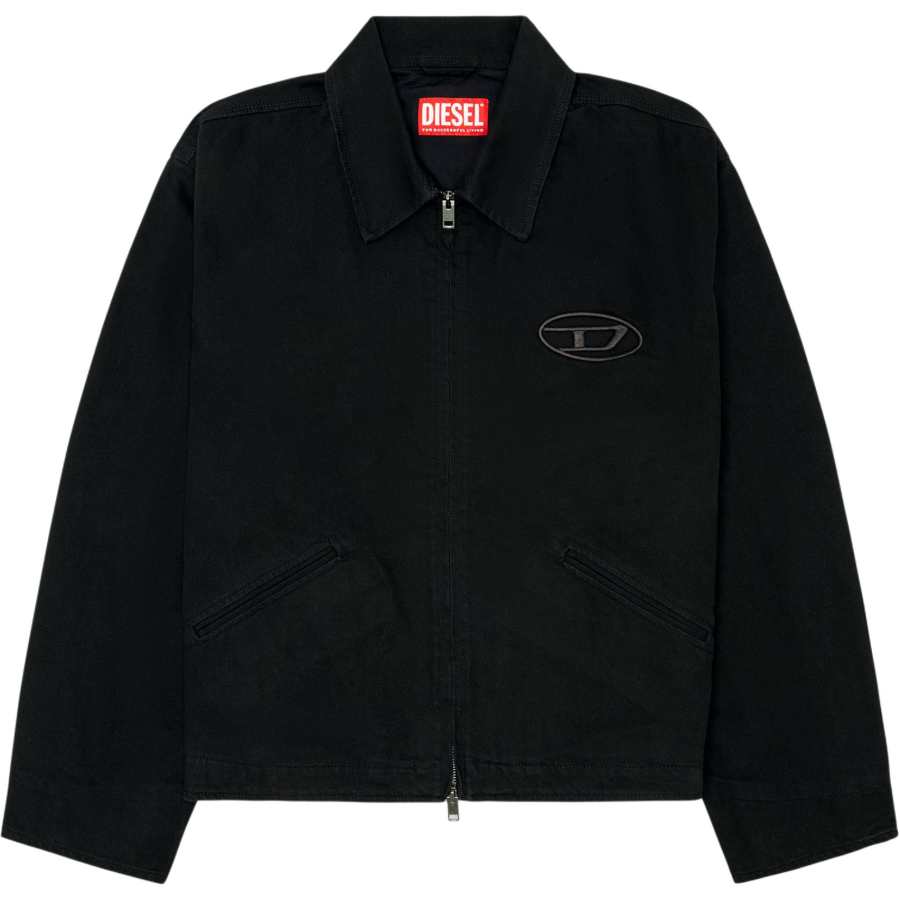 DIESEL DIESEL J Taylor Bleach Logo Embroidered Jacket