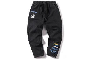 EPTISON X Simon'S Cat Jeans Unisex Moderate Straight Fit Pants