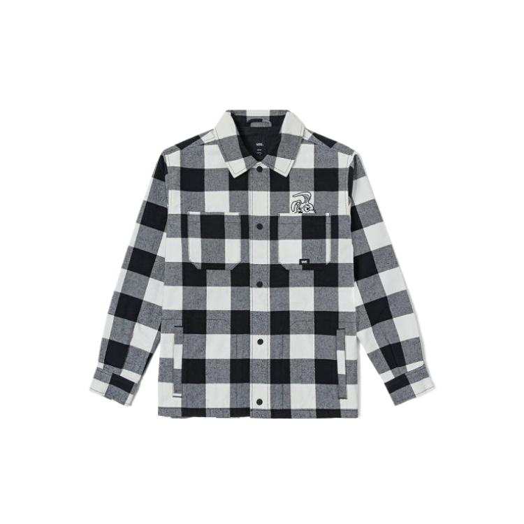 Vans Vans Jackets Men's Black Lapel Moderate Other