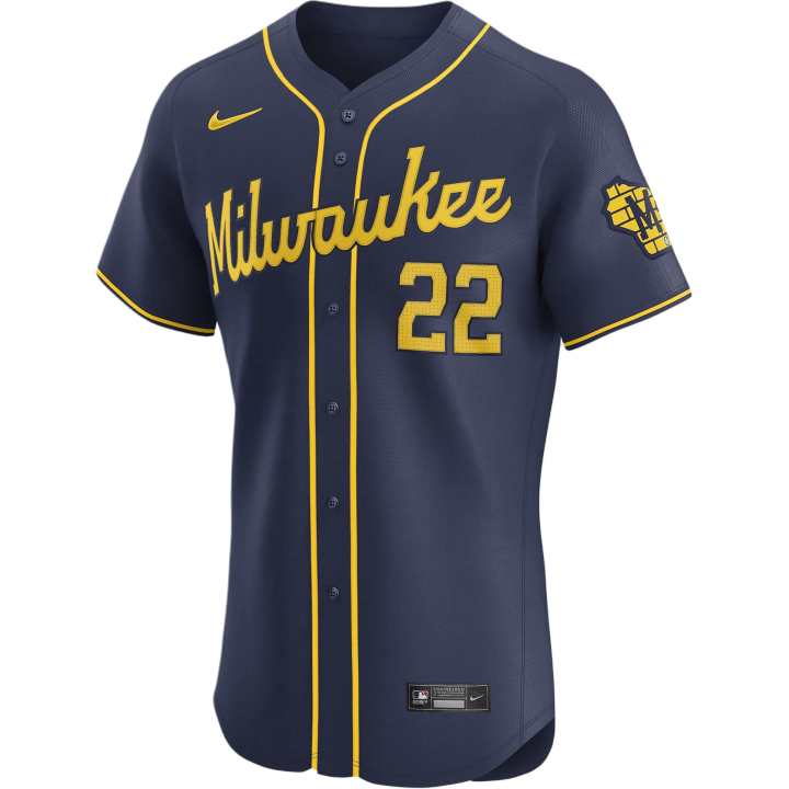 Nike Nike Milwaukee Brewers Men's Nike Dri-FIT Adv Mlb Elite Jersey