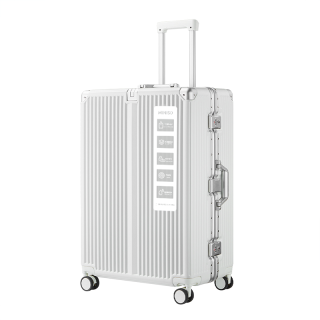 MINISO PC Explosion Proof Quiet Spinner Wheels Lock Luggage 20 Inch, 24 Inch, 26 Inch, 28 Inch, 30 Inch Unisex