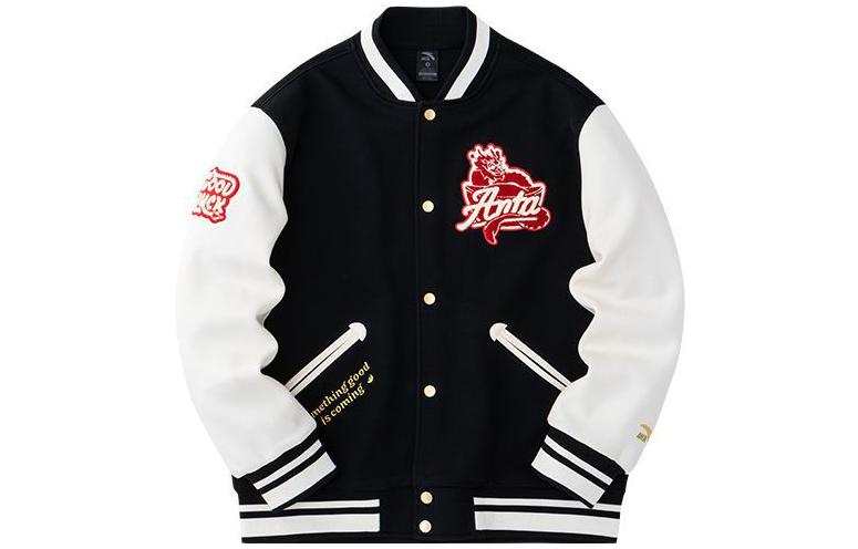 Anta Sports Life Collection Baseball Jacket Unisex Basic Black